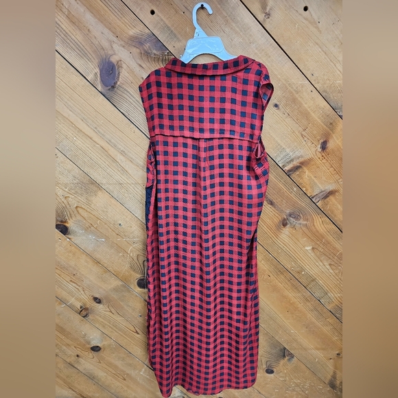 NWT Taylor & Sage plaid sleeveless dress - Picture 2 of 5